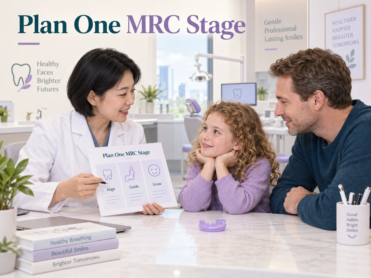 A Chinese clinician discusses one stage of care with a foreign family. Educational illustration.