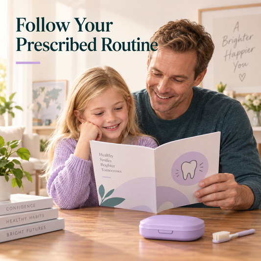 A foreign parent supports the child in following written instructions. Educational illustration.