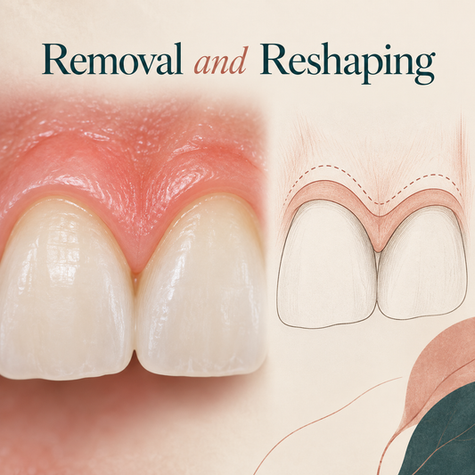 Removal and Reshaping. Educational illustration.