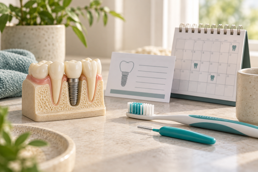 Illustrative after scene for dental treatment planning and care, not an actual patient case.