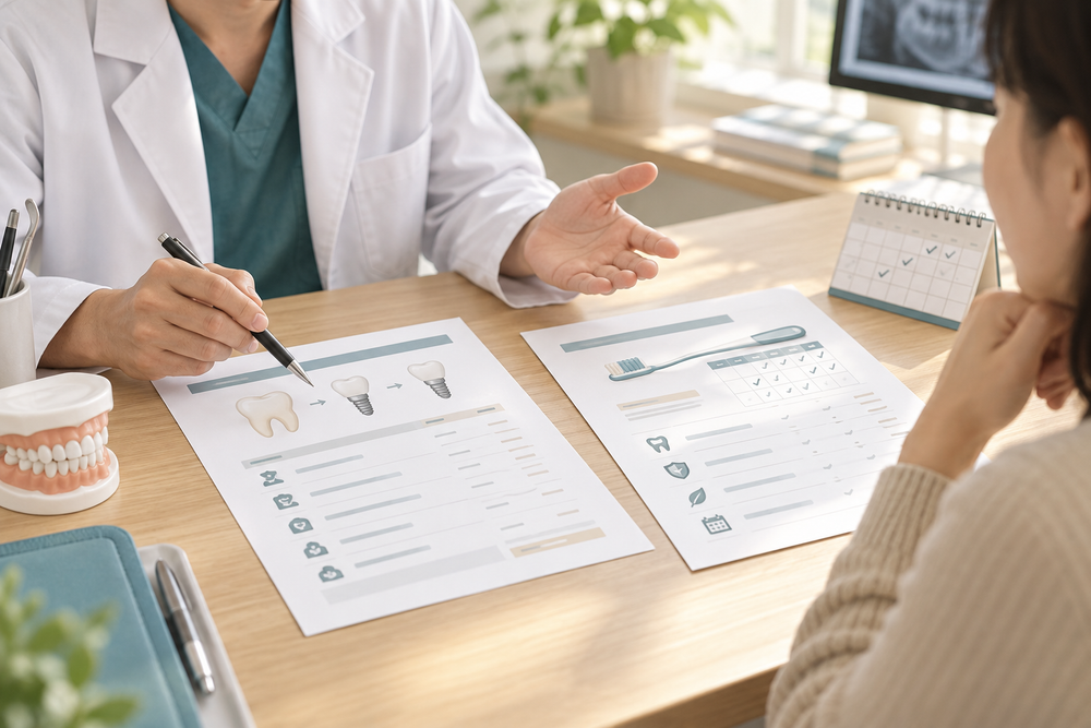 Preparatory treatments and long-term maintenance cost separately; treatment-period reviews are included.