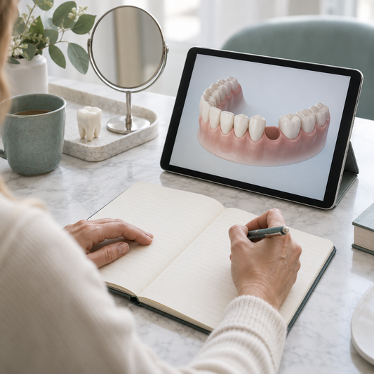 Illustrative discussion of missing-tooth goals; created for the NobelActive service.