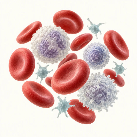 AI-generated educational medical model for blood cancers information.