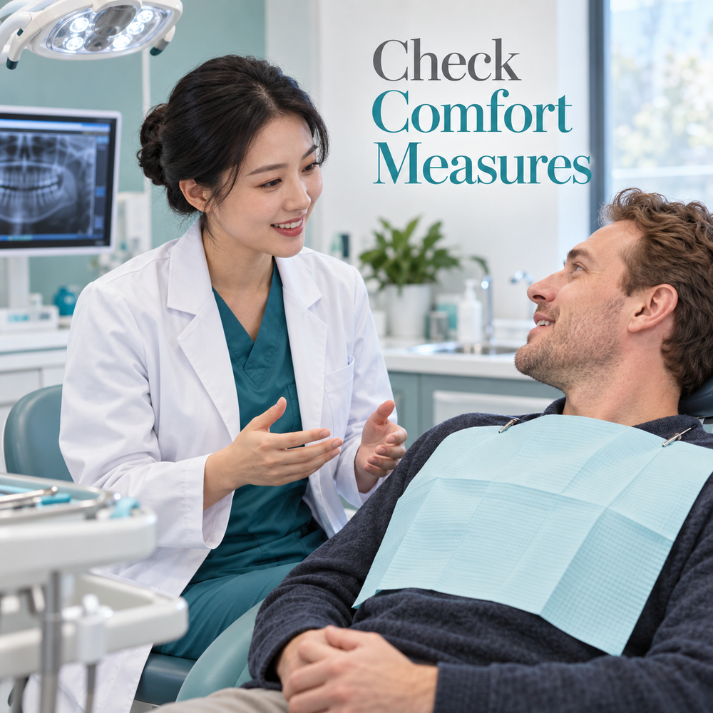 Check Comfort Measures. Educational illustration.