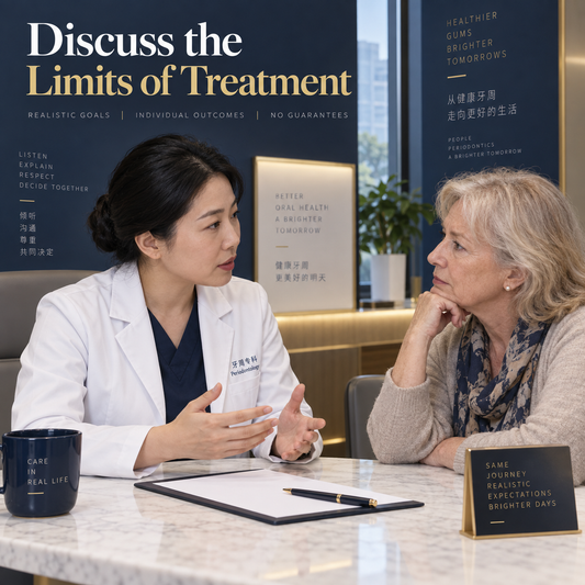 Discuss the Limits of Treatment. Educational illustration.