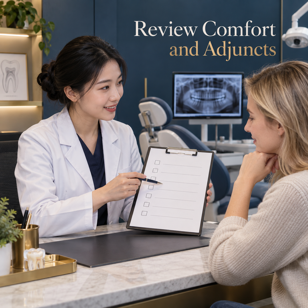 Review Comfort and Adjuncts. Educational illustration.