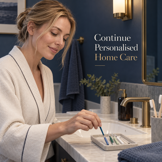Continue Personalised Home Care. Educational illustration.