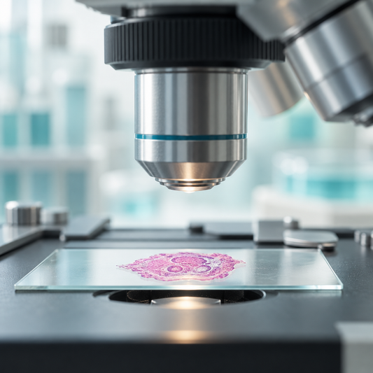 AI-generated educational illustration: pathology. Not a real patient, hospital or clinical result.