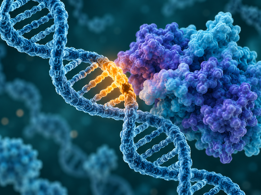 BRAF and molecular features — AI-generated educational illustration.