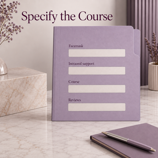 A written course plan specifies the assembly and appointments. Educational illustration.