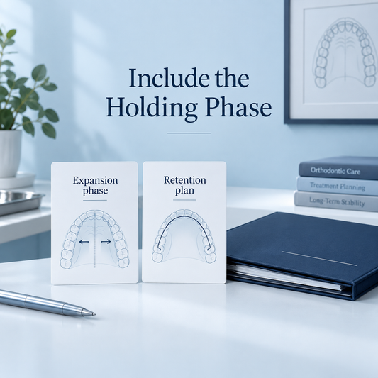 The expansion phase and retention phase are distinct. Educational illustration.