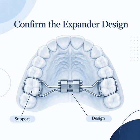 The prescribed fixed-expander design is confirmed. Educational illustration.