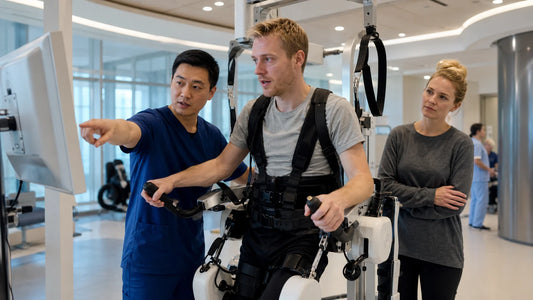 rehabilitering og genoptraening skaerm 4 5 robotassisteret traening