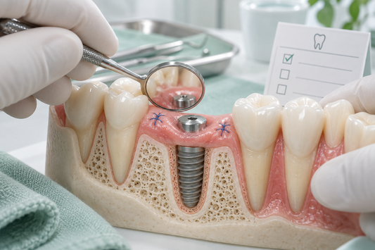 Roxolid SLA during: educational treatment illustration; exact components require clinical confirmation.
