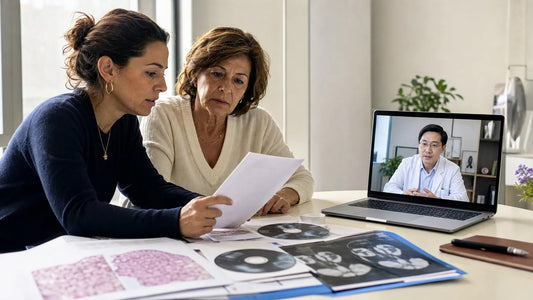 seconda opinione oncologica schermo 3 05 famiglia con quesiti definiti