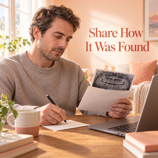 Share How It Was Found. Educational illustration.