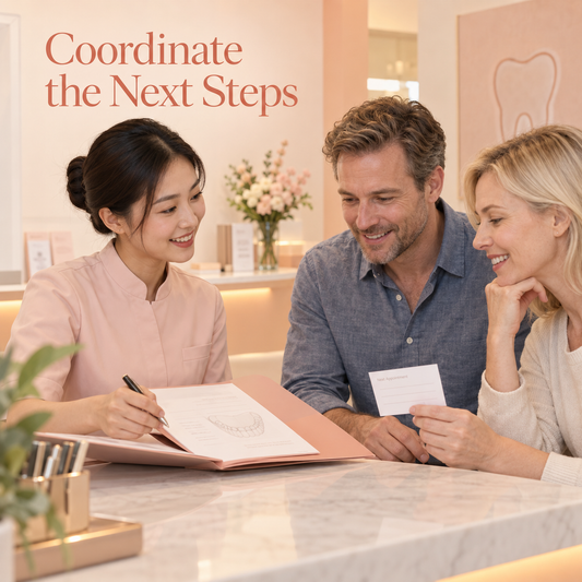 Coordinate the Next Steps. Educational illustration.