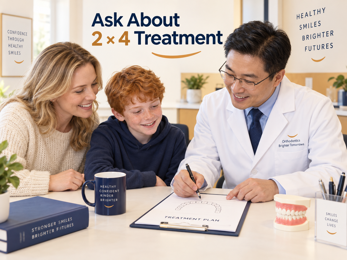 A specialist explains the limited treatment scope. Educational illustration.