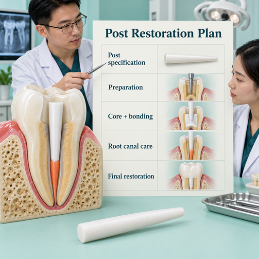 Itemised written post and restoration plan. Educational illustration.